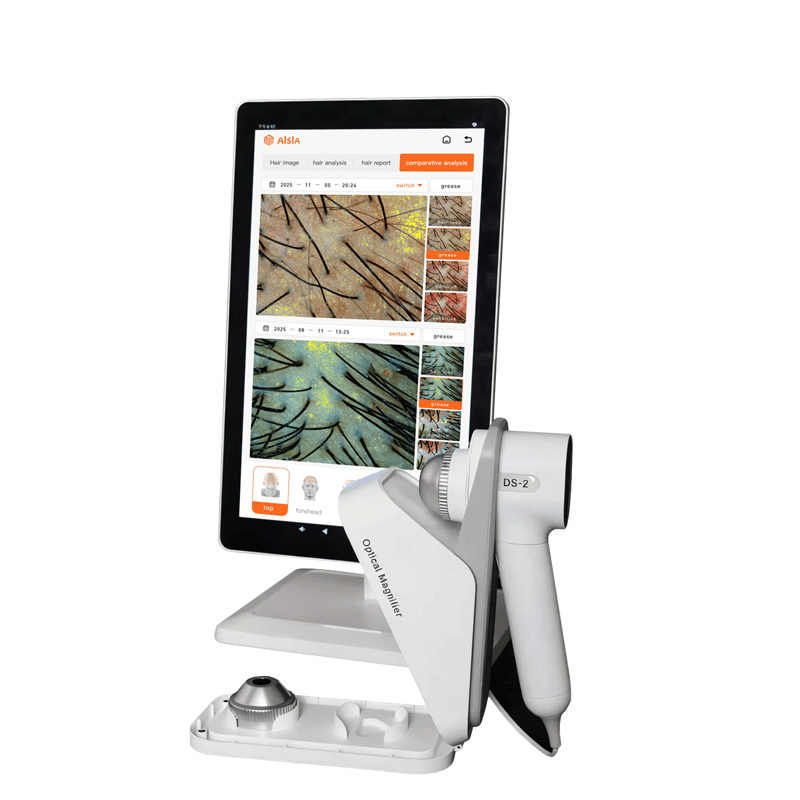 skin and hair analyzer principle